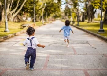 zeke is racing his little brother